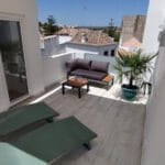 Casa da Torre private rooftop terrace historic Tavira town views
